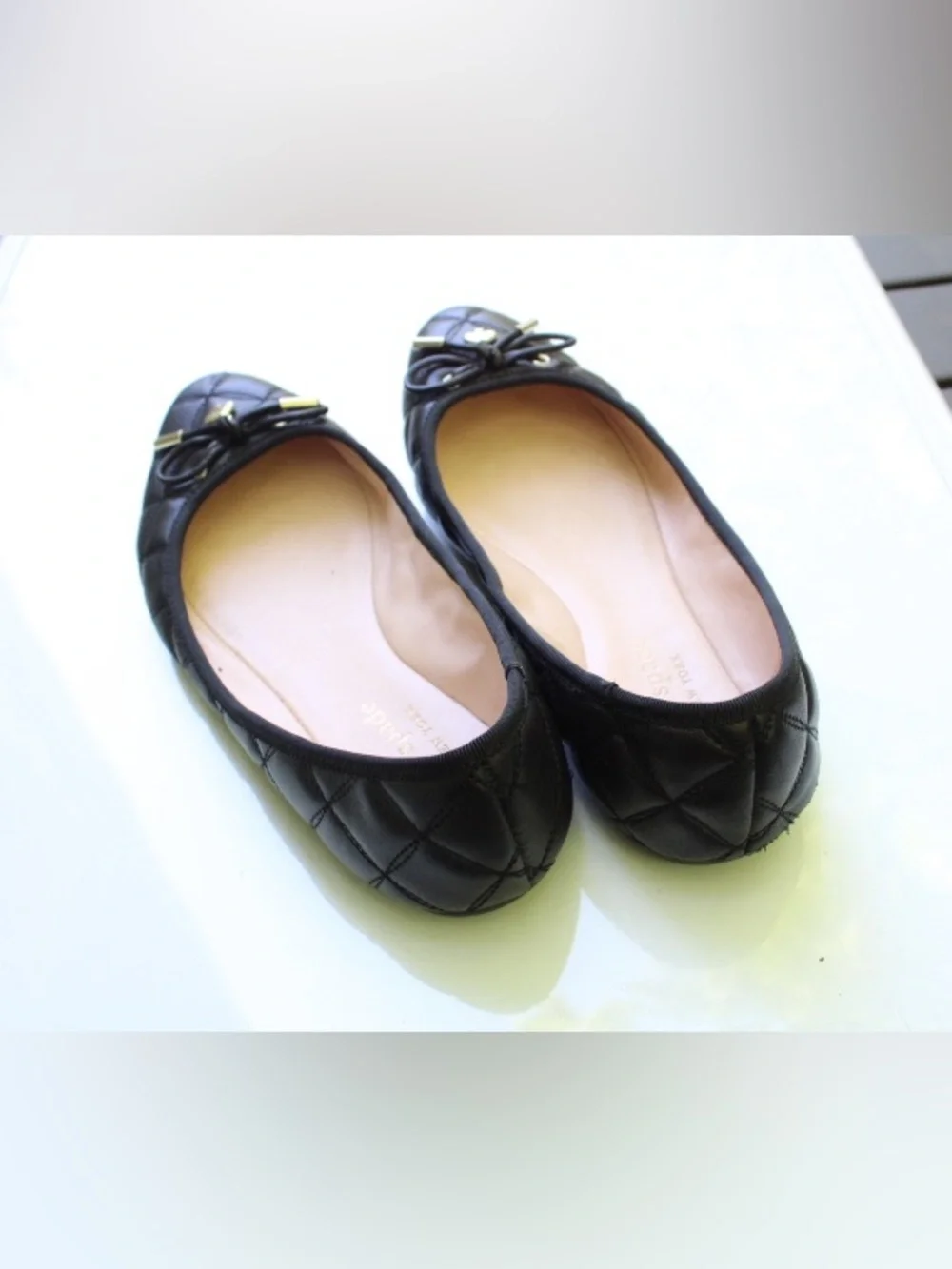 Kate Spade quilted flats Pauline